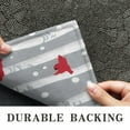 thumbnail image 6 of Gray Christmas Cardinal Bird Pattern Door Rugs,Washable Non Slip Door Mats Indoor,Decorative Door Mats,Entry Mat Indoor for Entrance,Bedroom,Kitchen,Bathroom,17"x30", 6 of 6