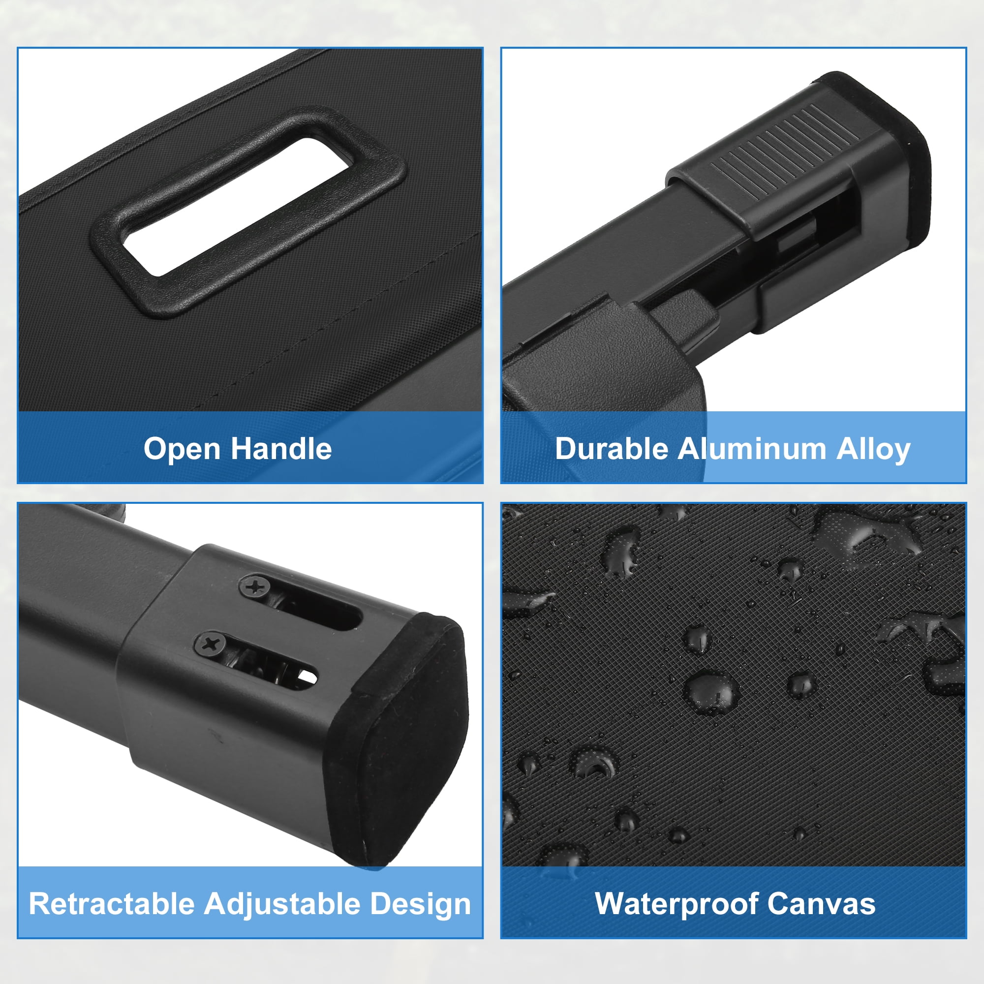 Unique Bargains Retractable Cargo Cover for Hyundai Tucson 2022-2024 Waterproof Shade