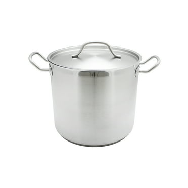 Excellante 16 quart 18/8 Steel stock pot w/ lid, comes in each