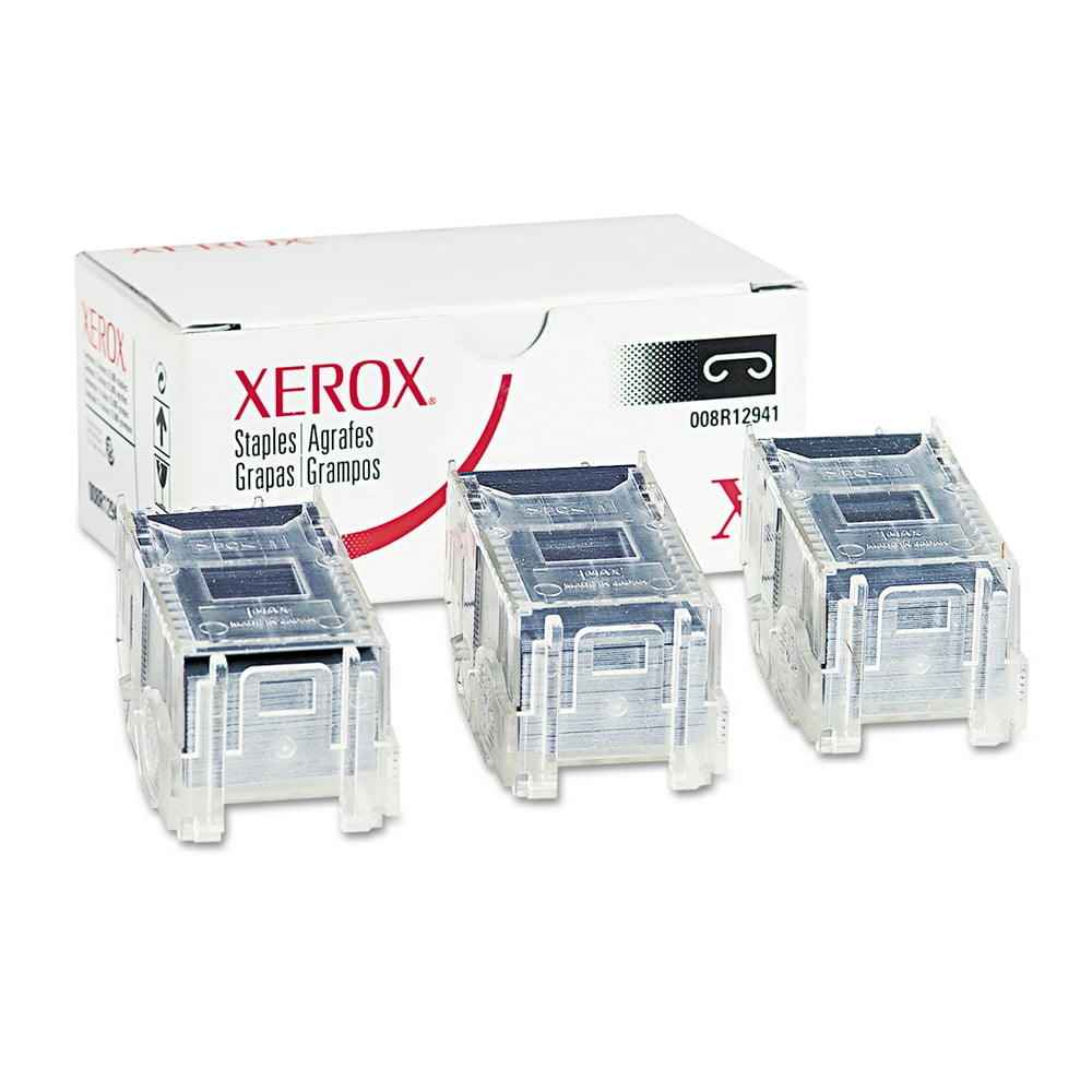 Xerox Finisher Staples for Xerox 7760/4150, Three Cartridges, 15,000