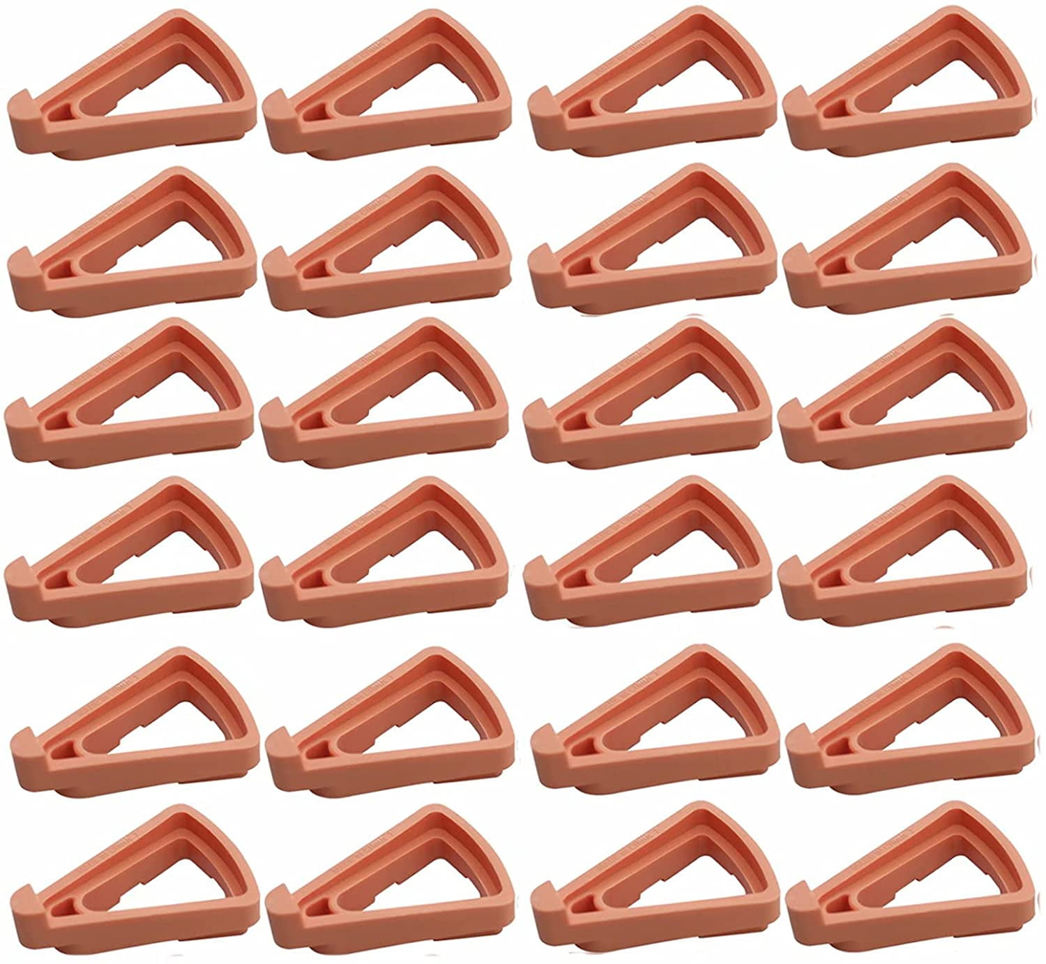 24 Pcs Triangle Flower Pot Rack Holder Plastic Plant Pot Feet DIY