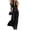 Black #15, variant on Womens Halter Neck Jumpsuit Zipper Front Wide Leg Summer Casual Elegant Romper with Pockets M