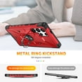 thumbnail image 4 of TECH CIRCLE for Galaxy A16 5G Rugged Shockproof Phone Case with Rotating Finger Ring Holder Kickstand, Compatible with Magnetic Car Mount, Slim Fit Lightweight Protective Hard Shell Cover, Red, 4 of 8