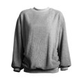 thumbnail image 4 of XIAOCHA Womens Sweatshirts Simple Solid Color Crewneck Pullover Tops Drop Shoulder Long Sleeve Loose Fit Warm Sweatshirt Fall Winter Layering, 4 of 5