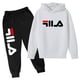 thumbnail image 3 of Conjuntos de ropa deportiva para niños de 3 a 14 años, con capucha y pantalones, 2 piezas, tendencia de otoño y primavera, 3 of 5