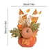 thumbnail image 3 of Adornos de Calabaza con Hojas de Arce para La Decoración de Casas de Campo y Festivales de La Cosecha | 30X25X25Cm Plástico Naranja, 3 of 7