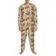 thumbnail image 3 of Fotbe Cartoon Squirrel Pijama de Hombre con Estampado de Manga Larga, Conjunto de 2 Piezas, Ropa de Dormir Suave y Cómoda con Bolsillos-Large, 3 of 7