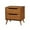 Oak, variant on Benzara Lennart Mid-Century Modern Nightstand, Gray