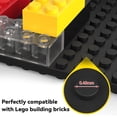 thumbnail image 2 of BlissBox Classic Collection 6.3 in x 12.6 in Display Shelves Compatible with LEGO Building Bricks ABS Floating Shelves 4 Count, 2 of 7