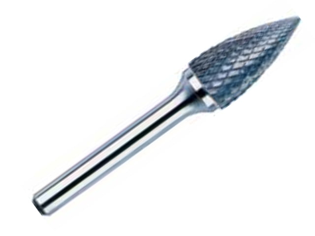 SG-1 Carbide Burr 1//4 x 1//4 x 5//8 x 2 Pointed Tree Single Cut