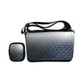thumbnail image 3 of Michael Kors Men's Cooper Small Ombré Signature Logo Crossbody Bag With Pouch (Black Combo), 3 of 12