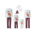 thumbnail image 3 of Christmas Pajamas for Family Matching Outfit Set Cartoon Elk Print Sleepwear Christmas Clothes Sets, 3 of 6