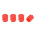 thumbnail image 1 of 4 Piezas de Tapones de Vástago de Válvula de Llanta Fluorescentes para Automóvil, Camión, Motocicleta, Bicicleta, Cubiertas Decorativas de Poliestireno Rojo 8x16mm, 1 of 1