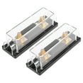 thumbnail image 1 of Unique Bargains 2pcs Black Vehicle 30 Amp ANL Fuse with In-Line Holder Electrical Protection Fusible, 1 of 7