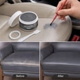 thumbnail image 3 of ZENVIVE Gray Leather Recoloring Balm, Leather Color Restorer Conditioner with Tools, Leather Repair Kits for Vinyl Furniture, Sofa, Car Seats, Shoes - Repair Color on Faded & Scratched, 50ml, 3 of 6