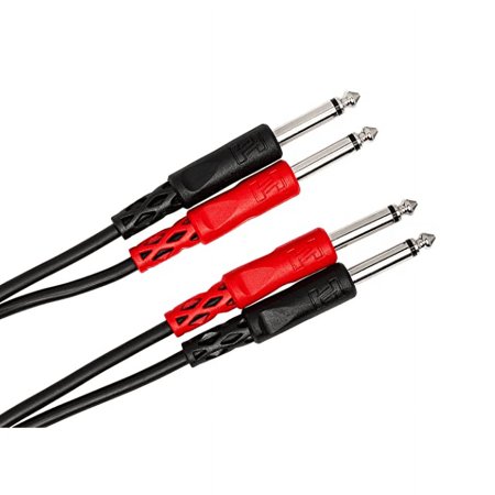 UPC: 0728736010499 | Hosa CPP200 Series Dual 1/4  Audio Cable 13.1ft