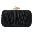 thumbnail image 5 of Wowcloth Women's Pleated Clutch Bag with Zipper Closure, Fashionable Evening Party Purse for Wedding and Formal Wears, Spring Summer Accessory, 5 of 8