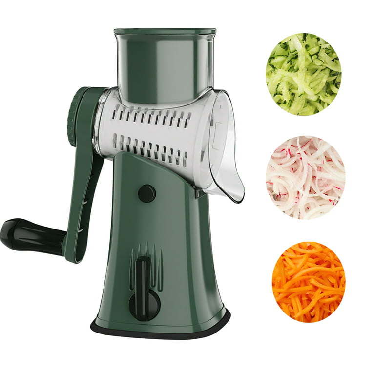 Hand Crank Rotary Cheese Grater Stainless Steel Vegetable Cheese Grater  Shredder Grinder Slicer Cutter Kitchen Tools Accessories
