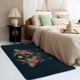 thumbnail image 3 of Butterfly Rugs for Girls Bedroom - Butterfly Rug & Home Decor, Floral Moth Rugs for Entryway, Washable Rugs, 3x5 Area Rug, Non Slip Soft Indoor Door Mat, Girls Aesthetic Carpet & Room Decorations, 3 of 7