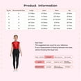 thumbnail image 5 of iiniim Kids Girls Dance Unitards Sleeveless Cutout Mock Neck Rhinestones Sequins Jumpsuit Acrobatics Costume Hot Pink 10, 5 of 7