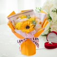 thumbnail image 3 of Jabón artificial, de flores, , , ramo de jabón perfumado de flores para la decoración de bodas de la de San Valentín de Amarillo BLESIY Ramo de flores de jabón, 3 of 8