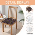 thumbnail image 2 of Jack Olantern Halloween Seat Covers for Dining Room Chairs Set Of 4,Stretch Printed Washable Chair Seat Cover with Elastic Ties and Button,Removable Waterproof Couch Cushion Covers, 2 of 6