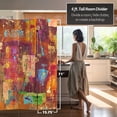 thumbnail image 5 of Red Lantern 6 ft. Tall India Double Sided Canvas Room Divider, 5 of 7