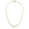 thumbnail image 4 of 1928 Jewelry Women's Bridal Eloquence 18" Delicate Graduated Glass Faux Pearl Strand Necklace, 4 of 5