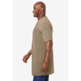 thumbnail image 3 of Boulder Creek By Kingsize Men's Big & Tall Heavyweight Longer-Length Pocket Crewneck T-Shirt, 3 of 5