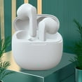 thumbnail image 1 of Auriculares inalámbricos Bluetooth 5.1, auriculares estéreo para deportes con reducción de ruido, sonido HiFi, auriculares inalámbricos mini para teléfono móvil, blanco, 1 of 4