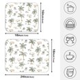 thumbnail image 2 of Ryvnso Palm Trees-a1 Dish Drying Mat for Kitchen Countertop 18x24 Large Dish Pad Drainer Rack Dish Sink Mats, 2 of 7
