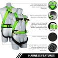 thumbnail image 4 of Arnés de seguridad, kit de protección contra caídas TT TRSMIMA, cuerpo completo, 4 of 7