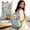 Light Blue#1170, variant on Lisbinx Large Capacity Lightweight Hiking Backpack, Water-Repellent Nylon/Polyester Travel Bag with Side Pouches, Multicolor, 44 x 28 x 10 cm