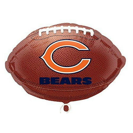 Anagram International Chicago Bears Flat Party Balloons 18" Multicolor