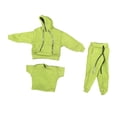 thumbnail image 1 of Sudadera con figura,Sudadera Pantalones Camiseta Ropa miniatura 1/12,Accesorios para el cuerpo de la figura de acción con sudadera y pantalones a escala 1/12,Sudadera y pantalones para muñeca, 1 of 9