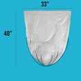 thumbnail image 3 of BEIDOU-PAC 33 Gallon Trash Bags, 125 Count, Heavy Duty Clear Plastic Recycling Bags, Unscented, 3 of 7