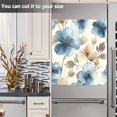 thumbnail image 5 of Dishwasher Sticker Dishwasher Cover Magnet Refrigerator Home Decorative Art Kitchen Panel Decal Blue Watercolor Flowers 23x26 Inch, 5 of 6