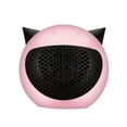 thumbnail image 2 of Fnyoxu Household Desktop Heater, Hot Heater, Warmer, Super Wind Speeds, 800W Overheat Protection, Suitable for Home Office, Bedroom, Bathroom, Gift Choice (Pink), 2 of 8