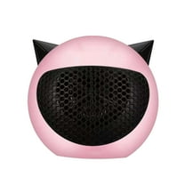 EUDIDV Portable Room Heater Household Desktop Heater , Hot Heater, Cartoons Warmer, Super Wind Speeds, 600W Overheat Protection, Suitable For Home Office, Bedroom,Gift Choice Electric Heater