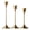 Bronze, variant on 3pcs/set Metal Candelabra Candle Holder Wedding Table Centerpieces Stand Candelabrum Desktop Home Decor
