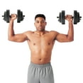 thumbnail image 6 of Athletic Works 40lb Adjustable Vinyl Dumbbell Set, 6 of 9