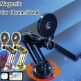 thumbnail image 2 of 360 Rotation Arm Magnetic Phone Holders Foldable Car Mount Stand Dashboard W0, 2 of 8