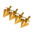 thumbnail image 2 of Xotic Tech JDM Quick Release Fasteners For Car Bumpers Trunk Fender Hatch Lids Spike ALUMINUM Gold, 2 of 5