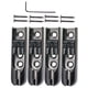 thumbnail image 1 of Puente individual de Guitarra baja Sunnimix 4 piezas Negro, 1 of 7