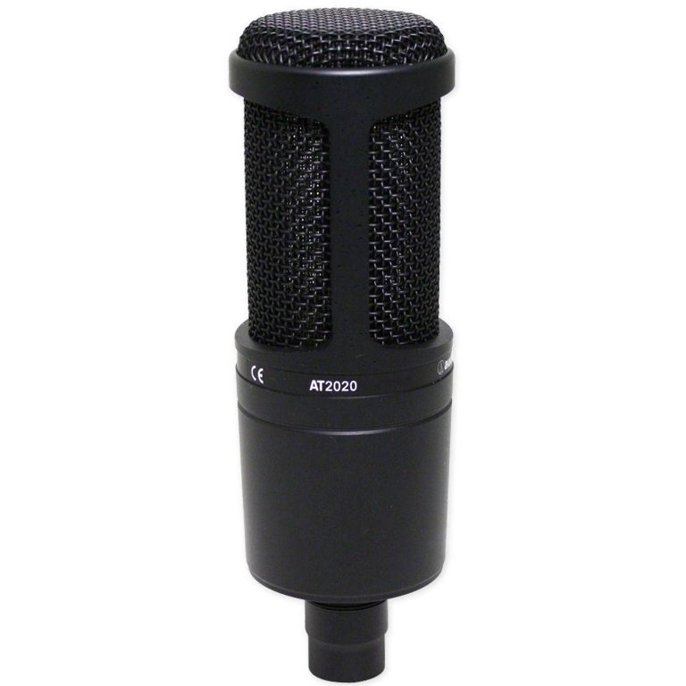 Audio Technica AT2020 Studio Recording Microphone Condenser Mic+