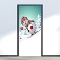 thumbnail image 4 of EGNMCR Wall Stickers, Cute Stickers Door Sticker Christmas Snowman 3D Sticker Door Sticker Removable Door Stickers, 4 of 5