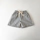 thumbnail image 2 of Odeerbi 2-10 Años Niños Niñas Pantalones Cortos de Lino de Algodón de Verano Pantalones Cortos de Entrenamiento Deportivo A Rayas Pantalones Cortos de Ocio, 2 of 4