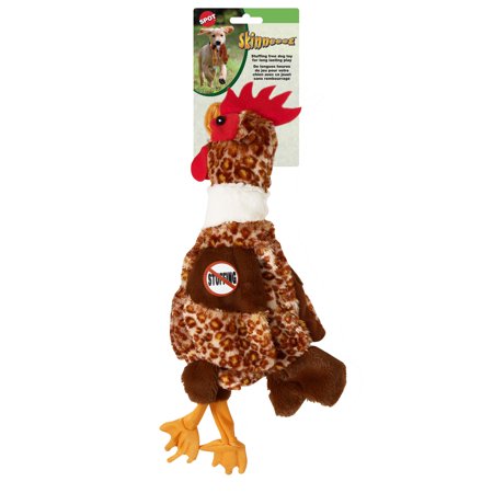 UPC: 0077234055489 | SPOT Skinneeez Stuffing Free Plush Chicken Dog Toy  17