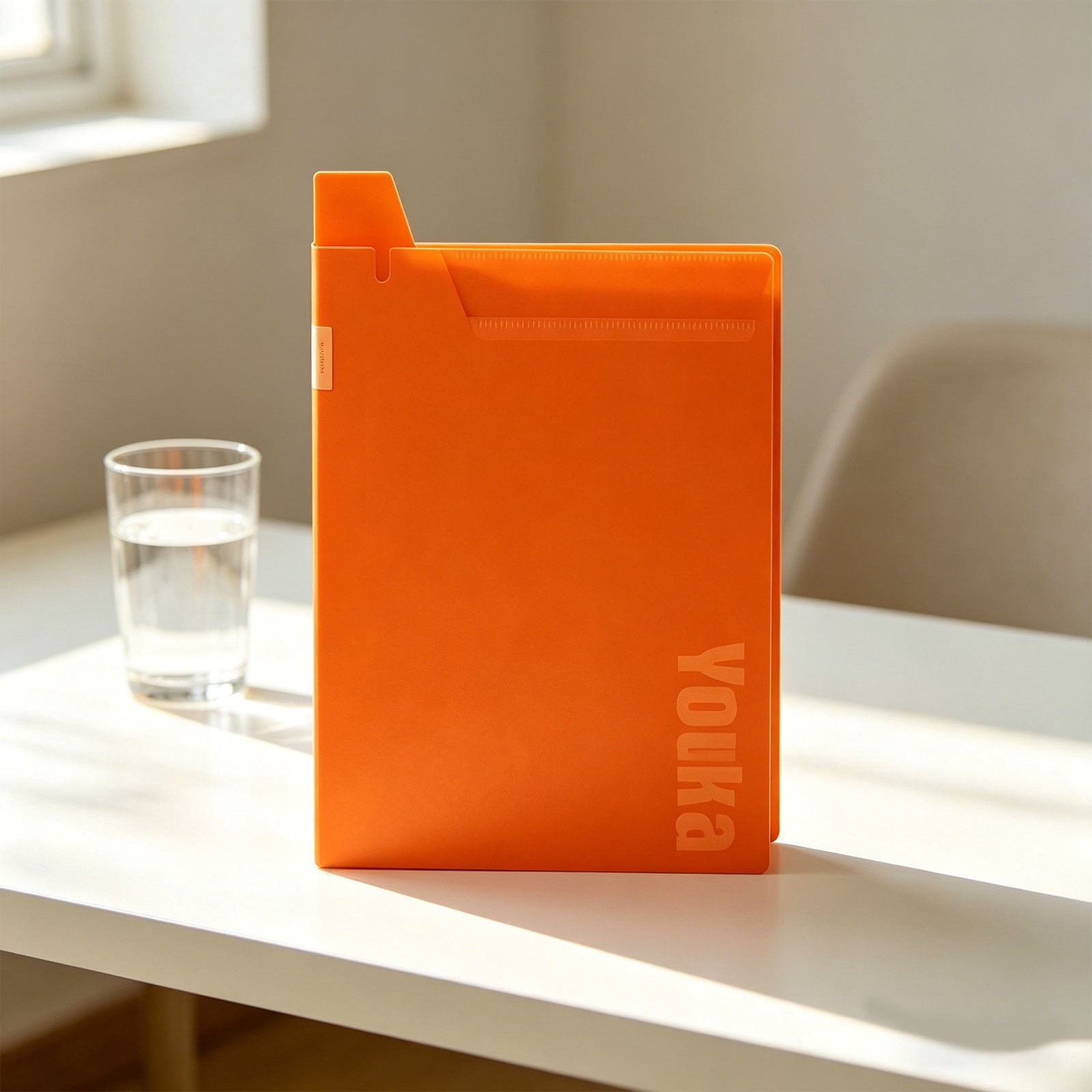 10 Pack A4 File Folders Cut Tab Plastic Filing Folders for Office School Business Organization