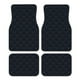 thumbnail image 1 of Balery Black Fish scales Juego de 4 Alfombrillas para Auto, Revestimientos de Caucho Resistente, Diseño Antideslizante, 1 of 7